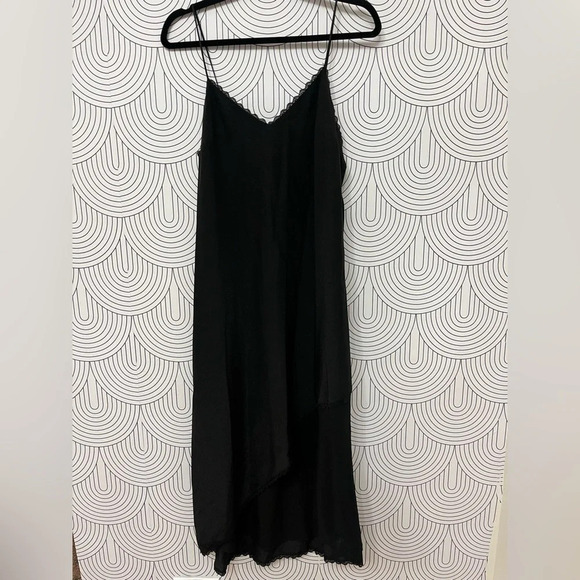 Club Monaco Black Kittrick Silk Slip Dress size 2 - Picture 2 of 7